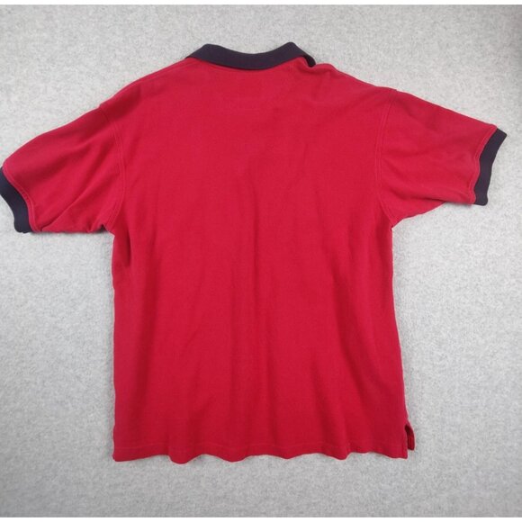 Vintage Cotton Traders Men's Red Golf Tee w/ graphic Size M - Picture 6 of 6